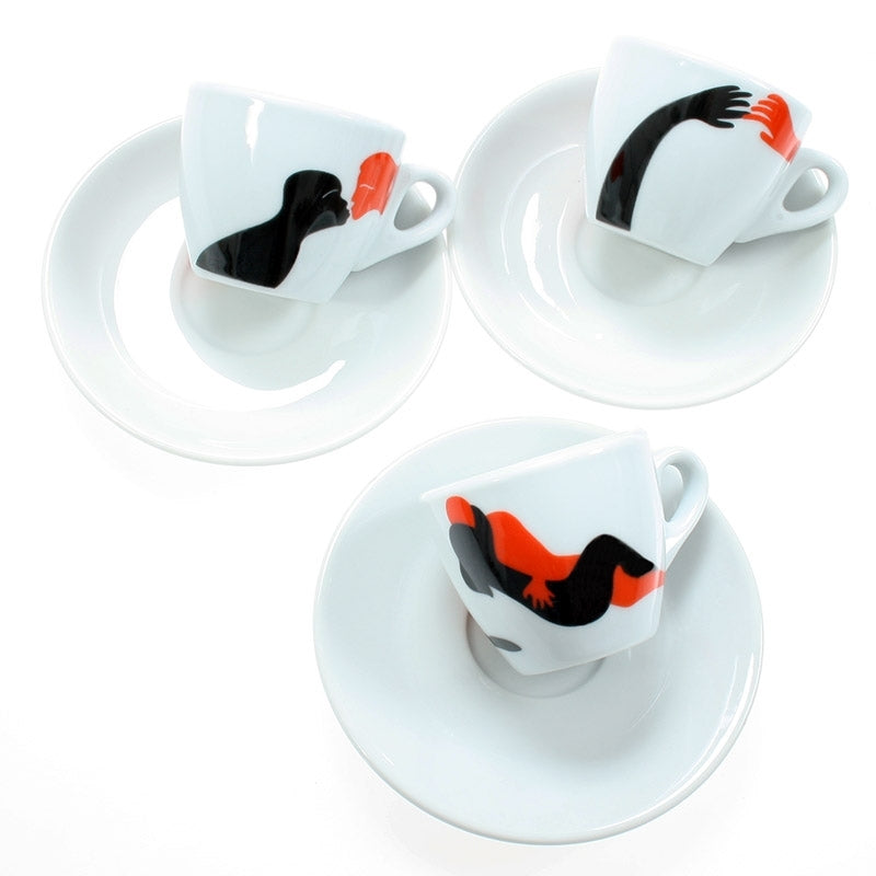 Espressotasse "Trombetta" Caffe ART 6 Stück