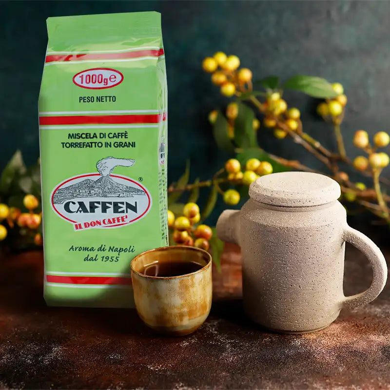 espresso kaffee aus neapel von caffen verde mischung feinste bohnen