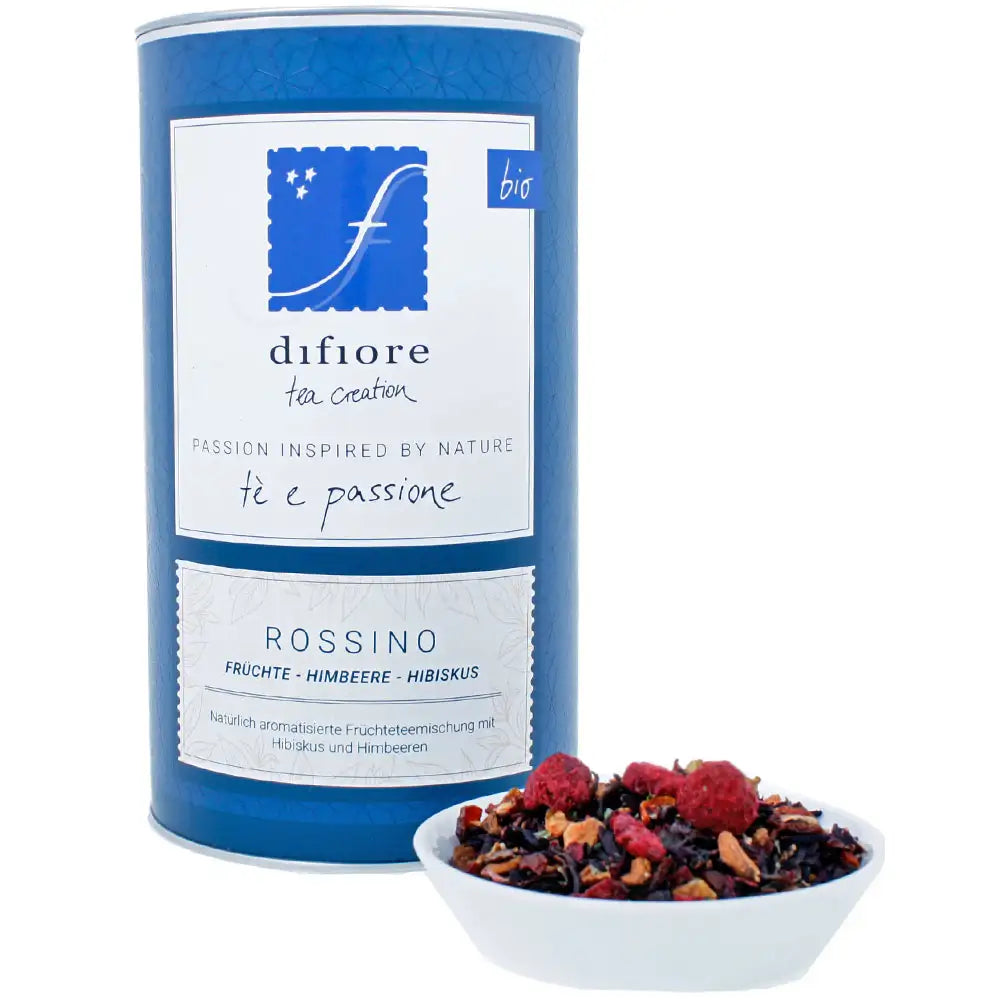 rossino bio fruechtetee mit himbeeren bio