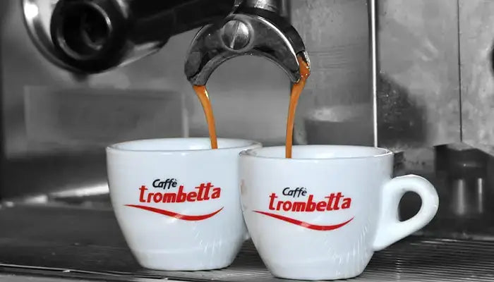 espresso zubereitung am siebträger von trombetta