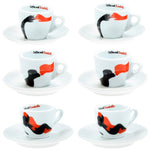kollektion der Espressotassen art linine von trombetta