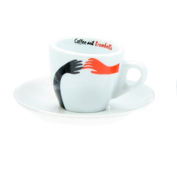 trombetta caffe art espressotasse typisch italienische tasse - dickwandig